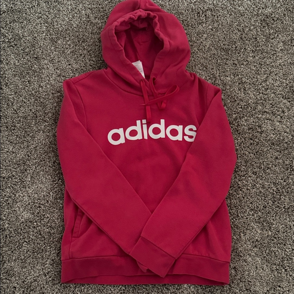 Hot Pink Adidas hoodie